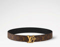 LV initials belt