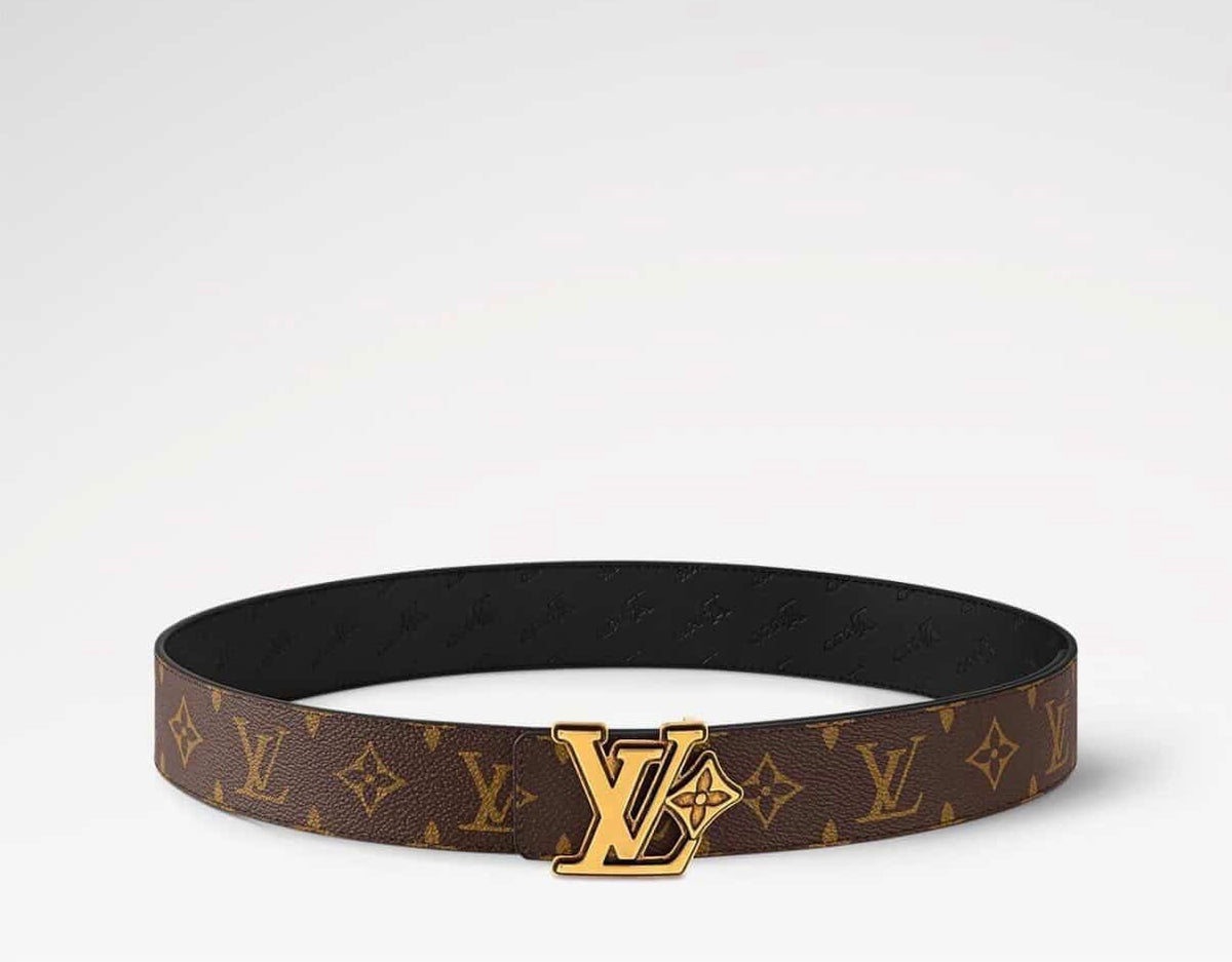 LV initials belt